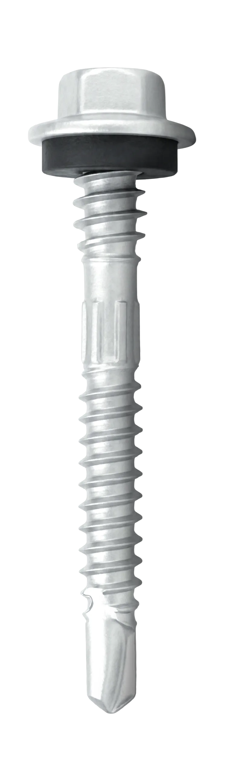 สกรูปลายสว่าน Dragon Fastener ขนาด 12-14x48 พร้อมแหวนยาง EPDM