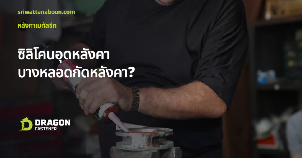ซิลิโคนอุดหลังคาเมทัลชีท บางชนิดกัดผิวเคลือบหลังคา